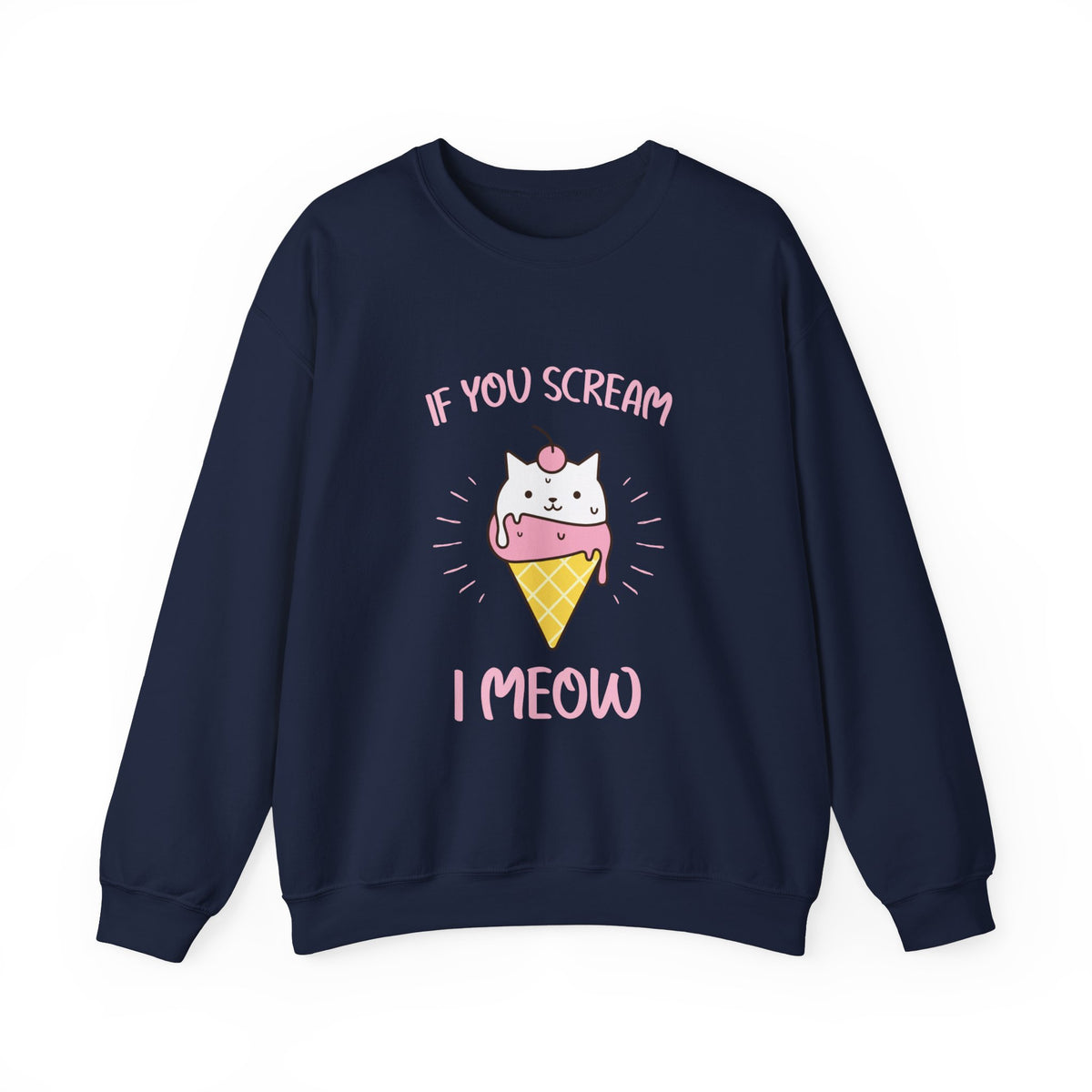 I Meow Heavy Blend™ Crewneck Sweatshirt