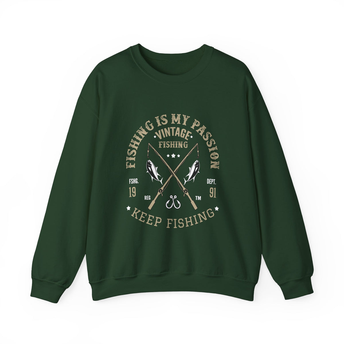 Keep Fishing Heavy Blend™ Crewneck Sweatshirt