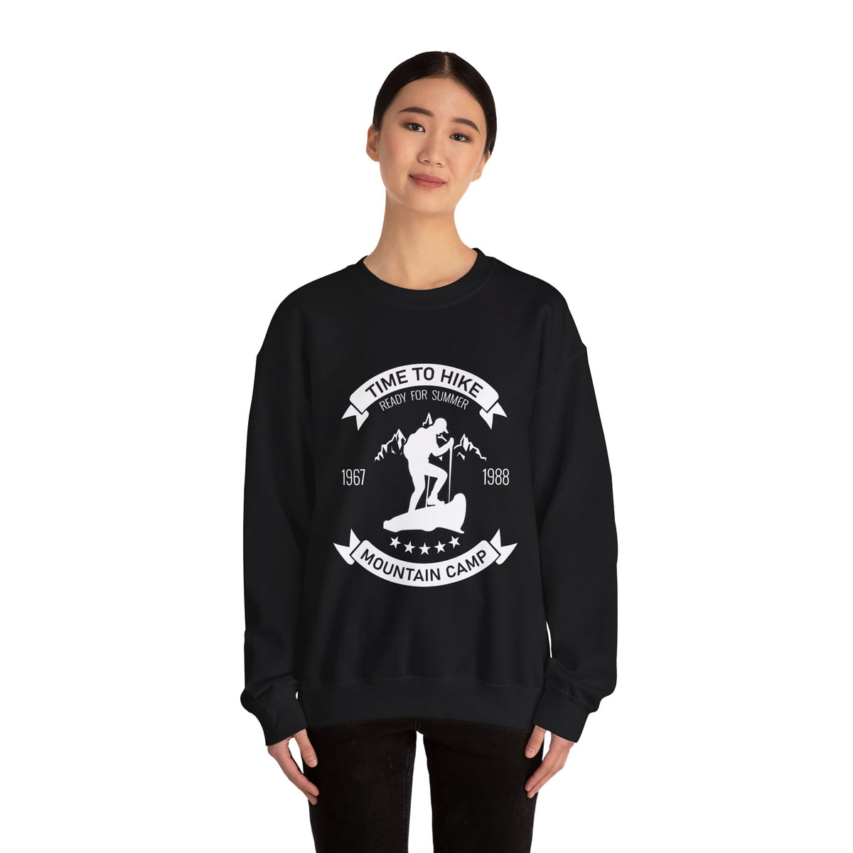 Time To Camp Heavy Blend™ Crewneck Sweatshirt