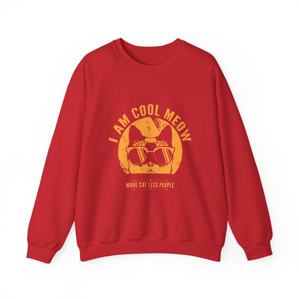 Cool Meow Heavy Blend™ Crewneck Sweatshirt