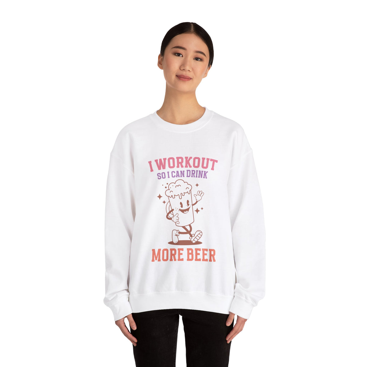 I Workout Unisex Heavy Blend™ Crewneck Sweatshirt