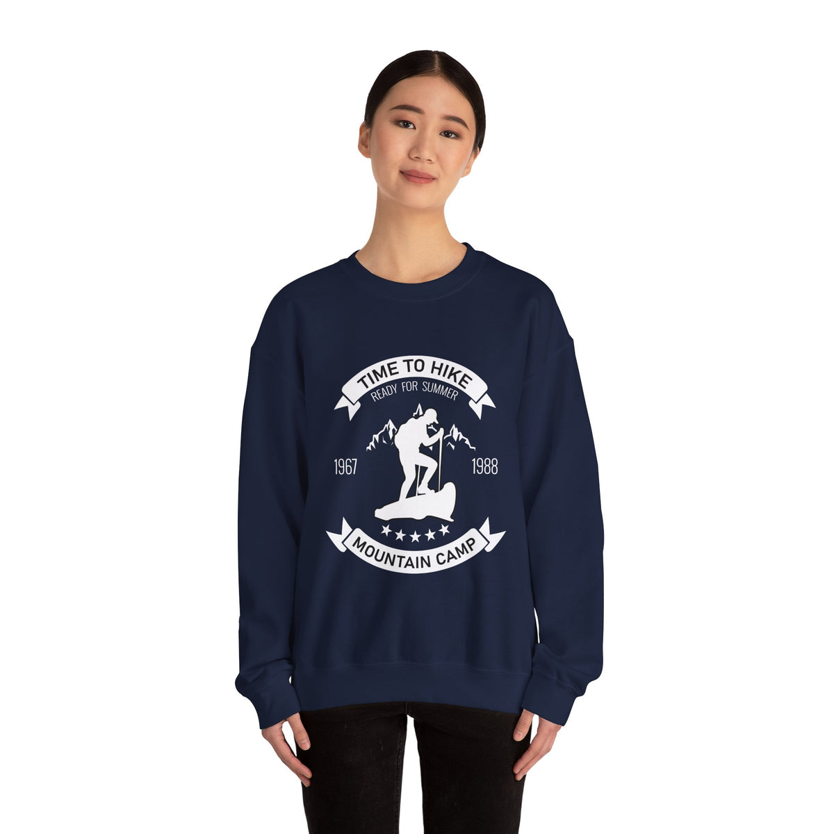 Time To Camp Heavy Blend™ Crewneck Sweatshirt