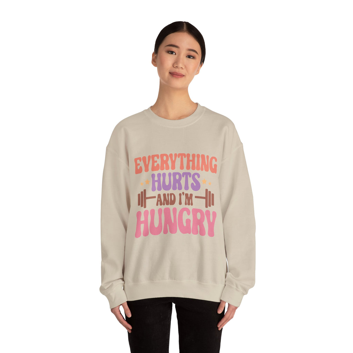 Everything Hurts Unisex Heavy Blend™ Crewneck Sweatshirt