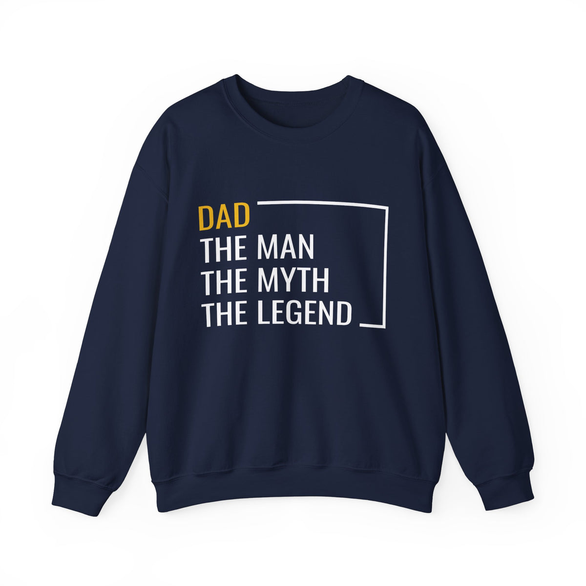 Dad The Man Bike Heavy Blend™ Crewneck Sweatshirt