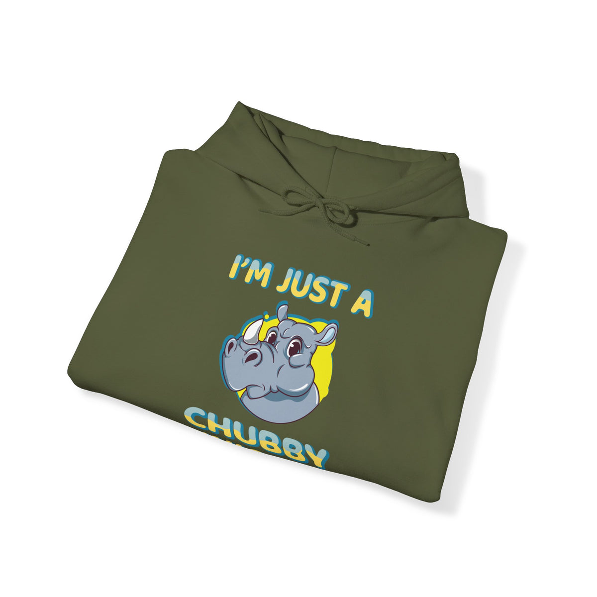 Chubby Unicorn Unisex Hooded Sweatshirt