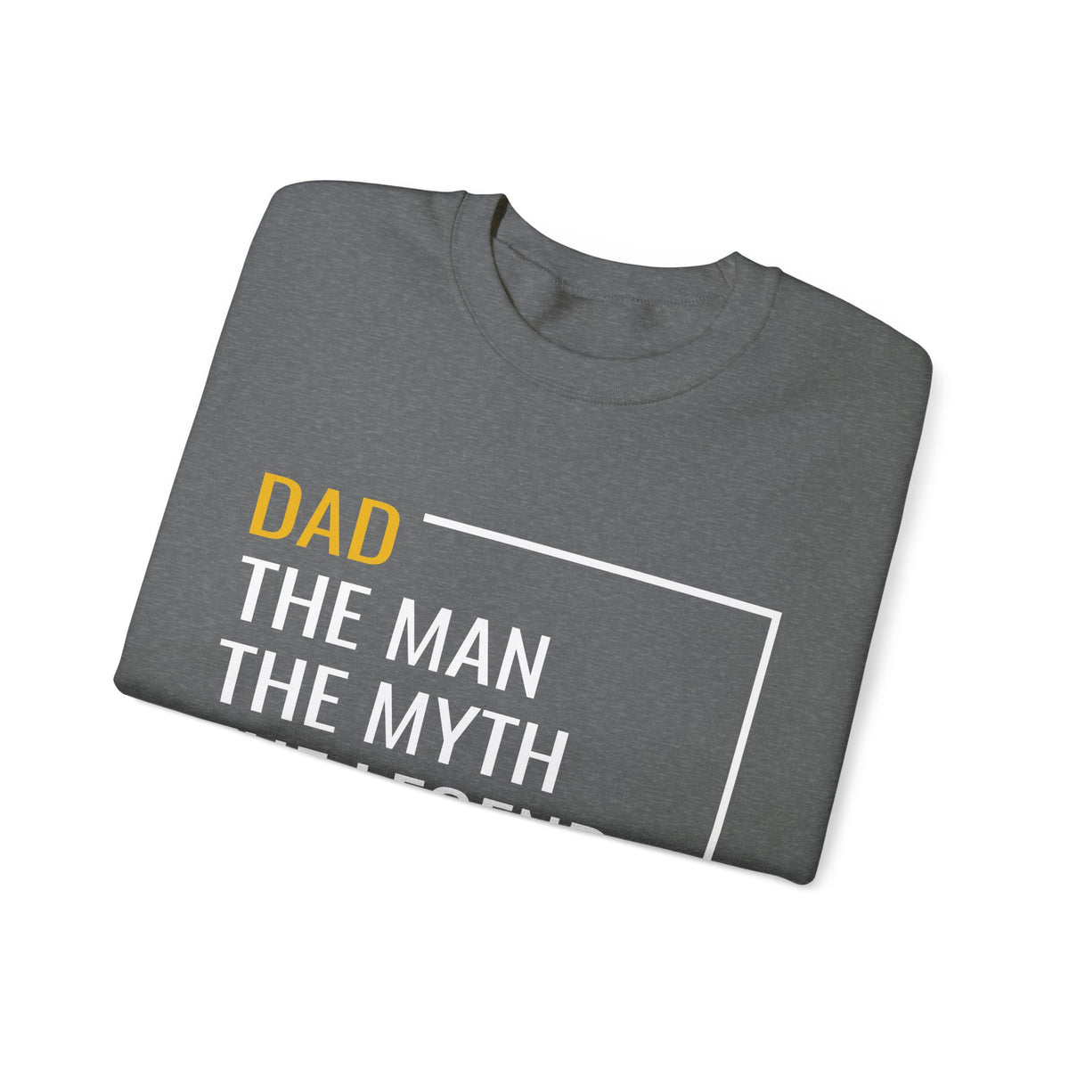 Dad The Man Bike Heavy Blend™ Crewneck Sweatshirt