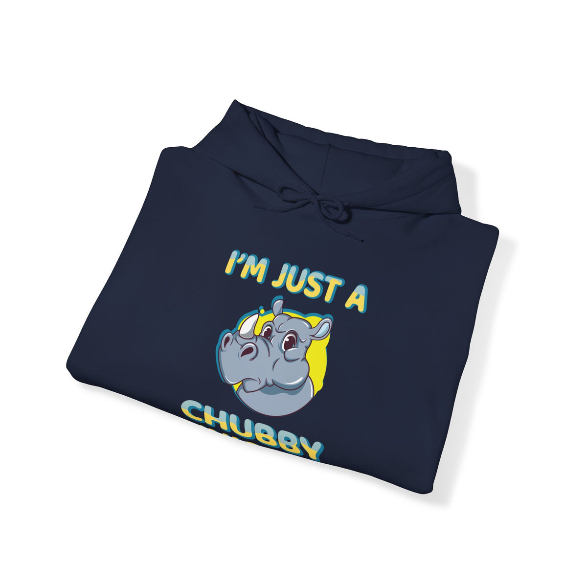 Chubby Unicorn Unisex Hooded Sweatshirt