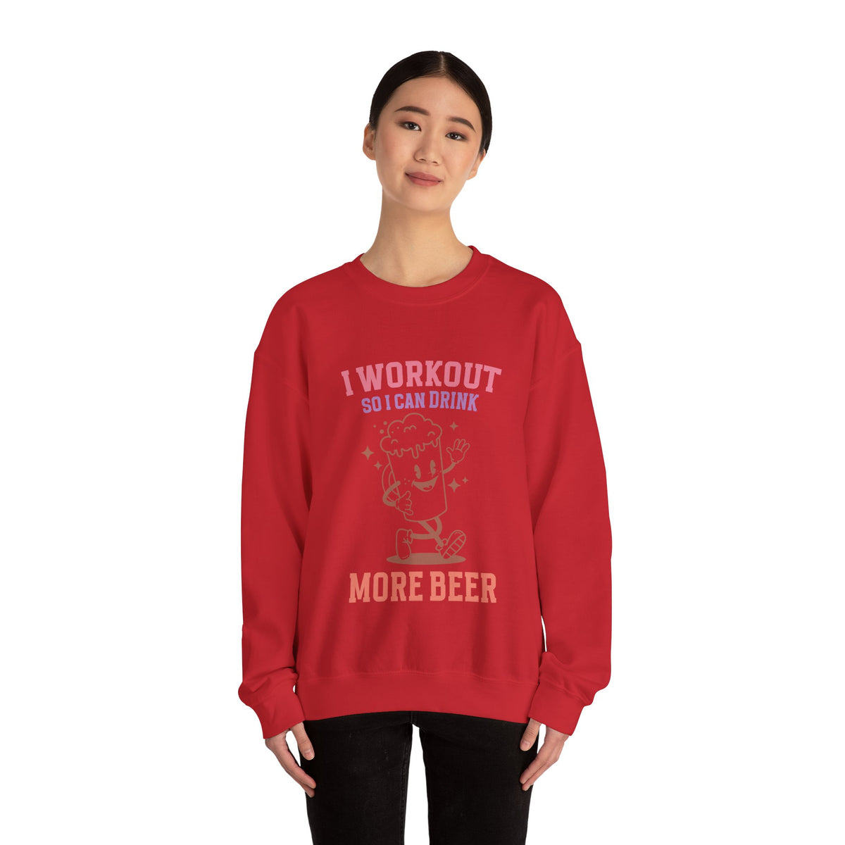 I Workout Unisex Heavy Blend™ Crewneck Sweatshirt