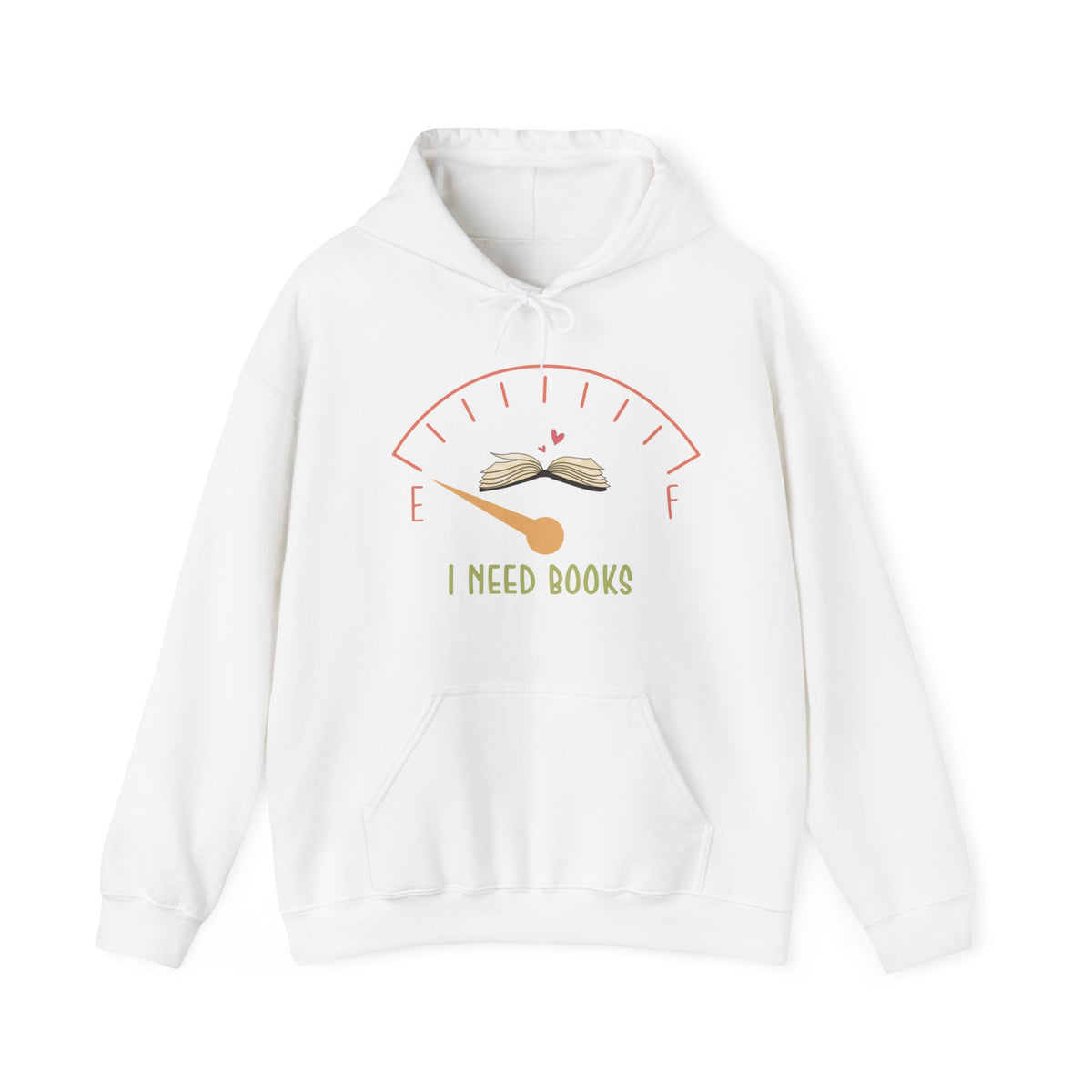 I Need Books Unisex Hooded Sweatshirt