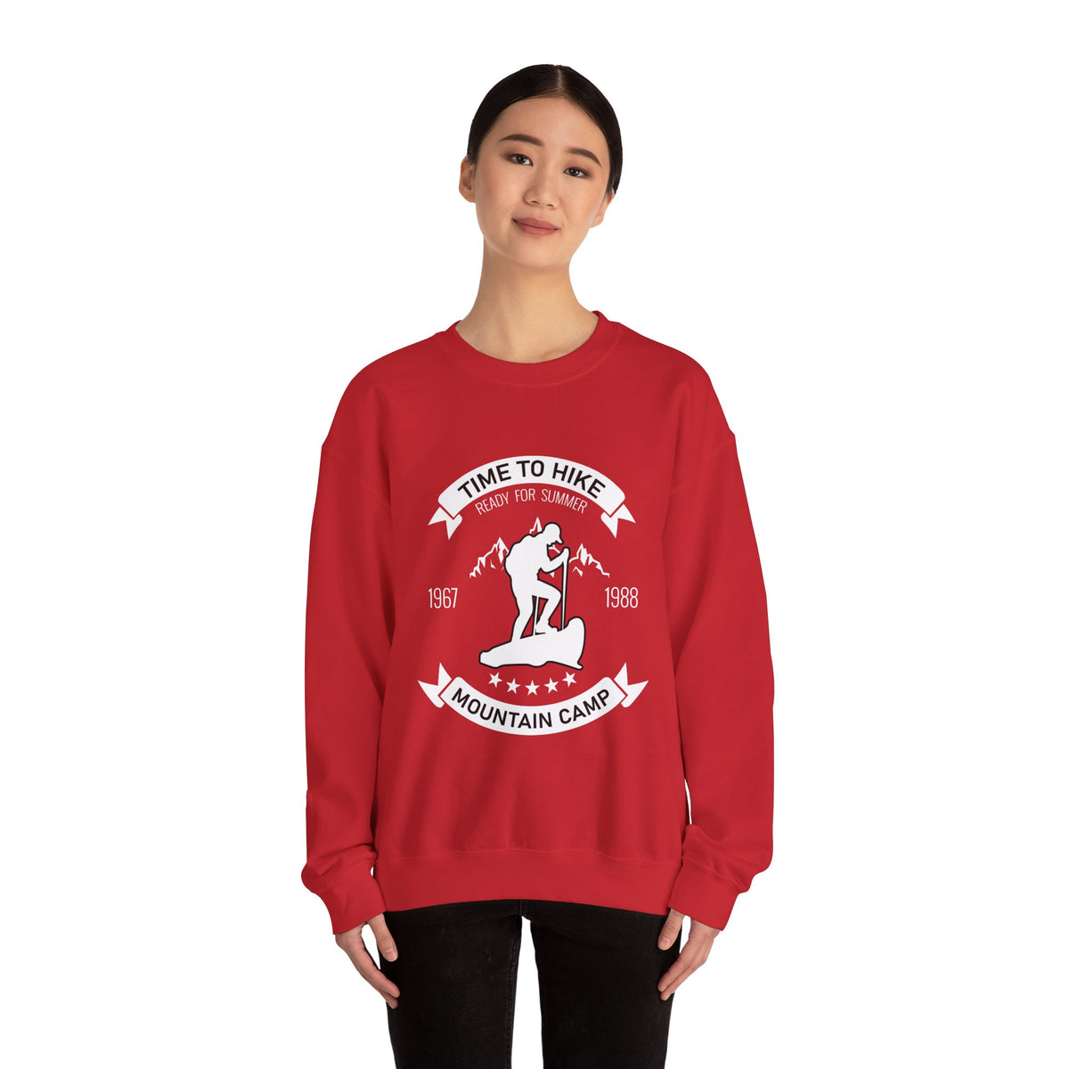 Time To Camp Heavy Blend™ Crewneck Sweatshirt