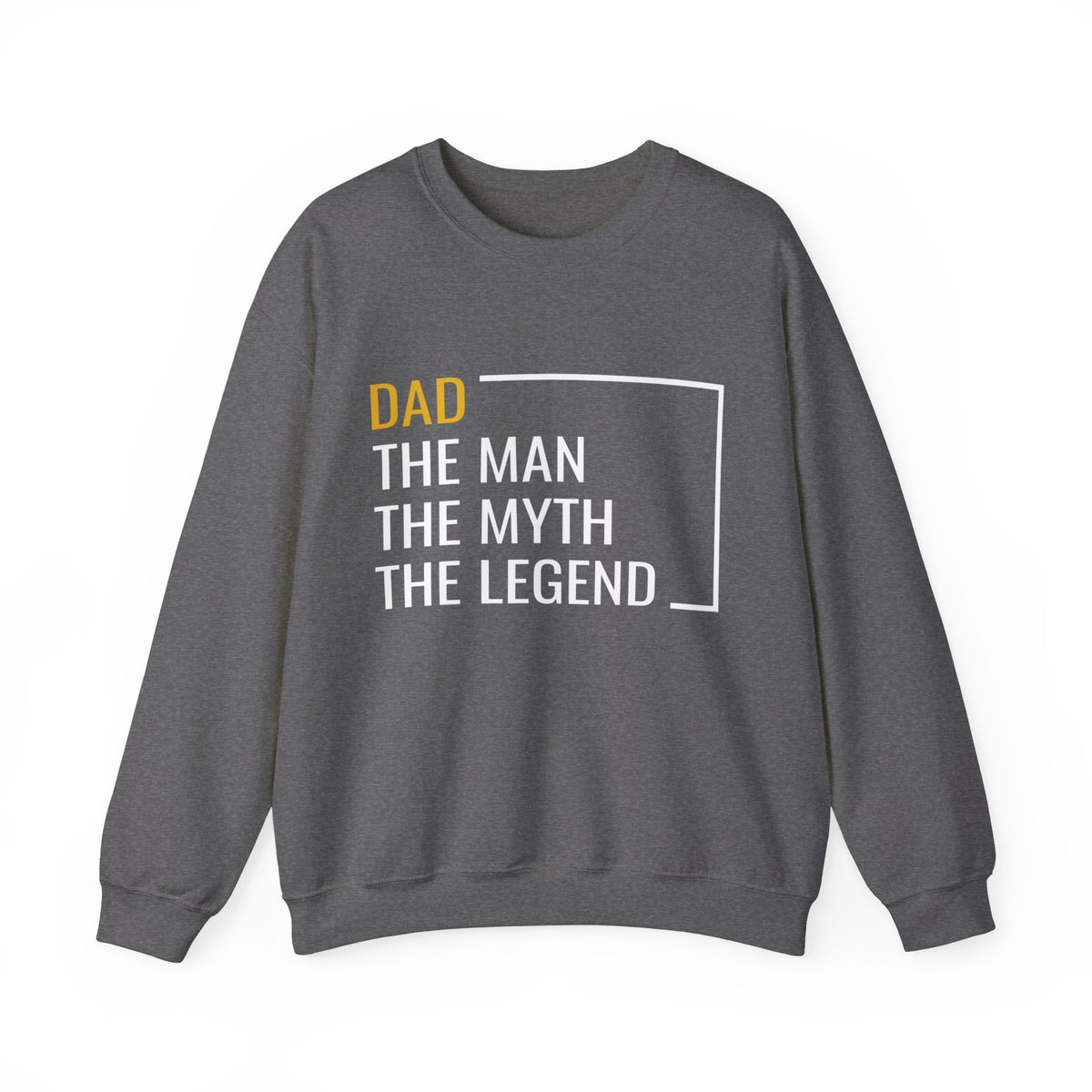 Dad The Man Bike Heavy Blend™ Crewneck Sweatshirt