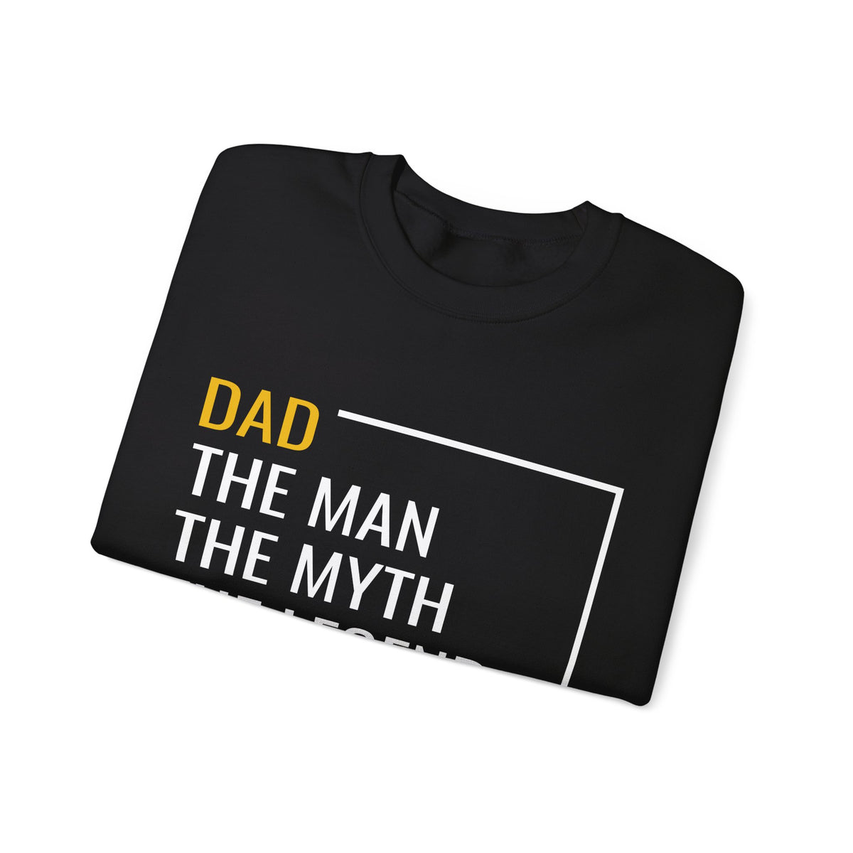 Dad The Man Bike Heavy Blend™ Crewneck Sweatshirt