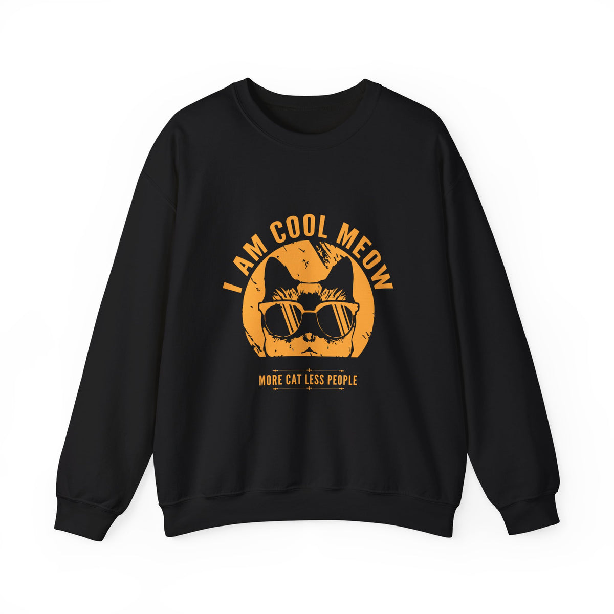 Cool Meow Heavy Blend™ Crewneck Sweatshirt