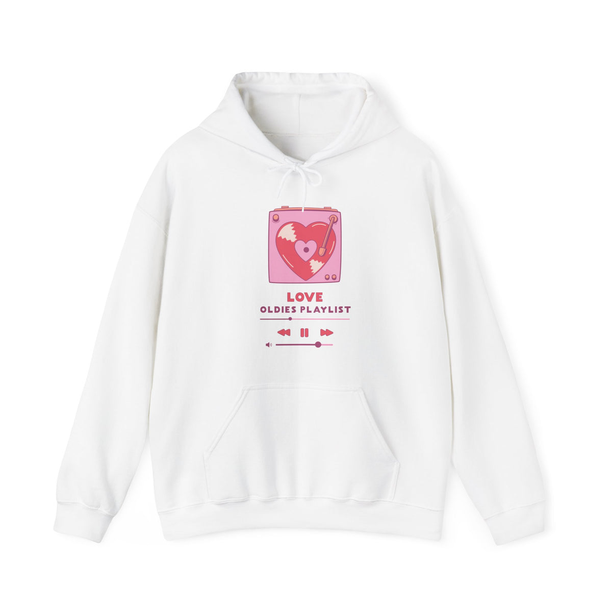 Love Oldies Unisex Hooded Sweatshirt