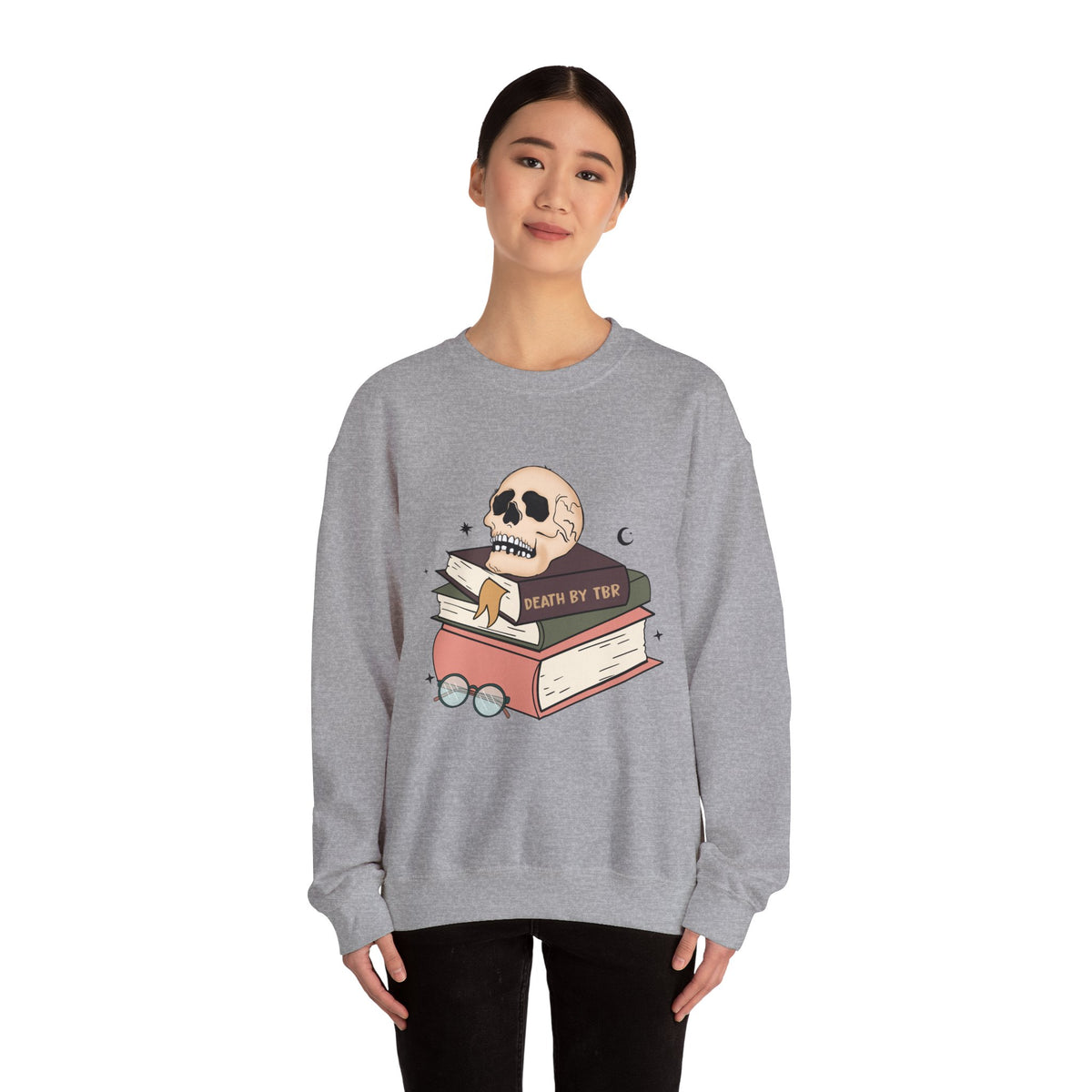 Death By TBR Unisex Heavy Blend™ Crewneck Sweatshirt