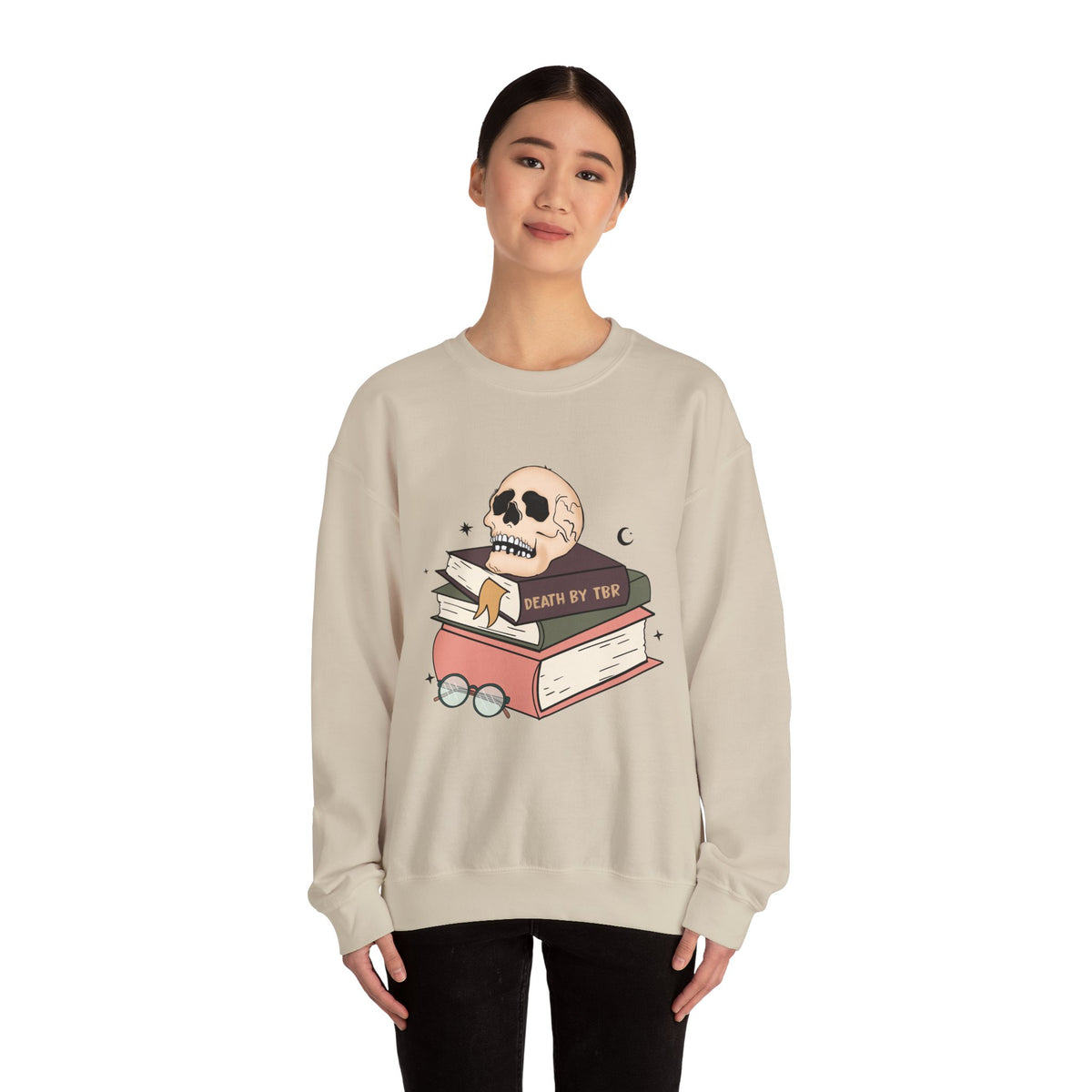 Death By TBR Unisex Heavy Blend™ Crewneck Sweatshirt