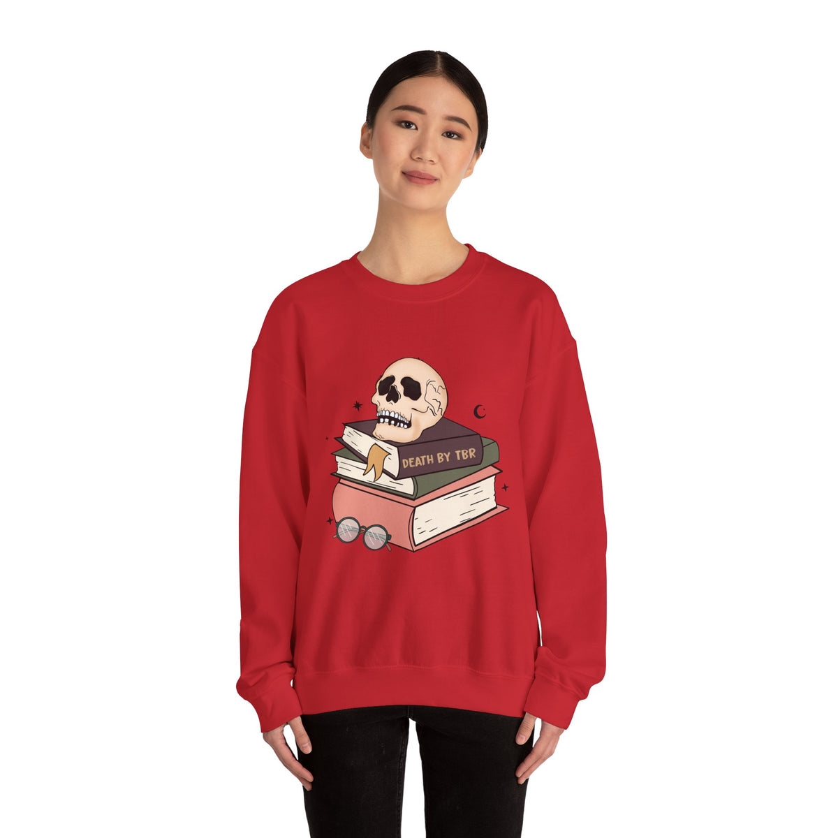 Death By TBR Unisex Heavy Blend™ Crewneck Sweatshirt