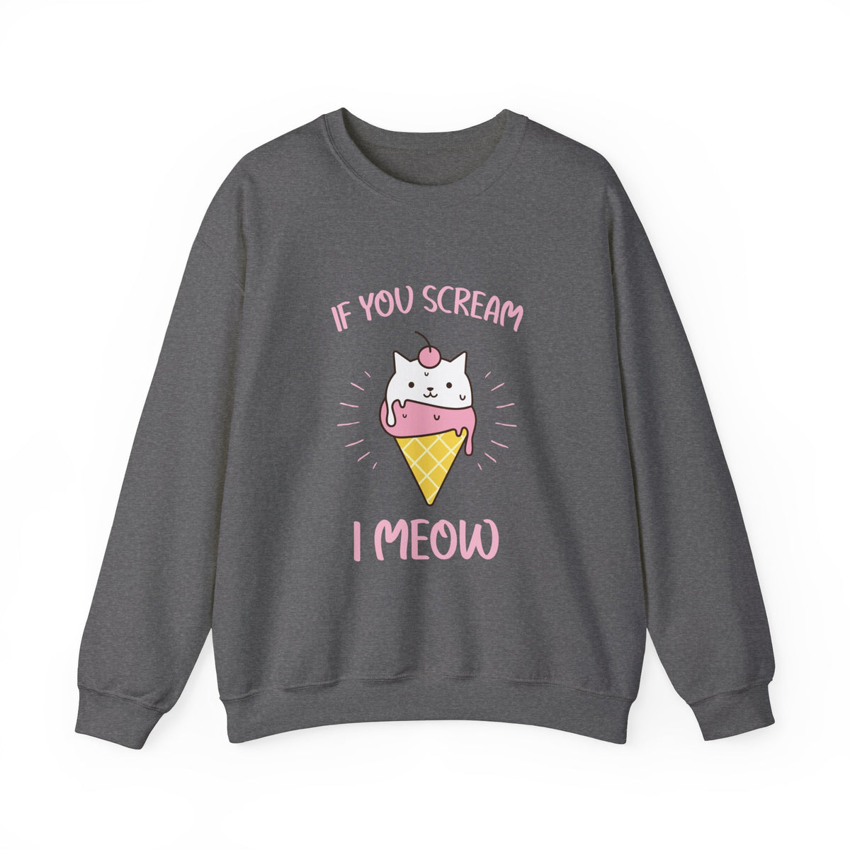 I Meow Heavy Blend™ Crewneck Sweatshirt