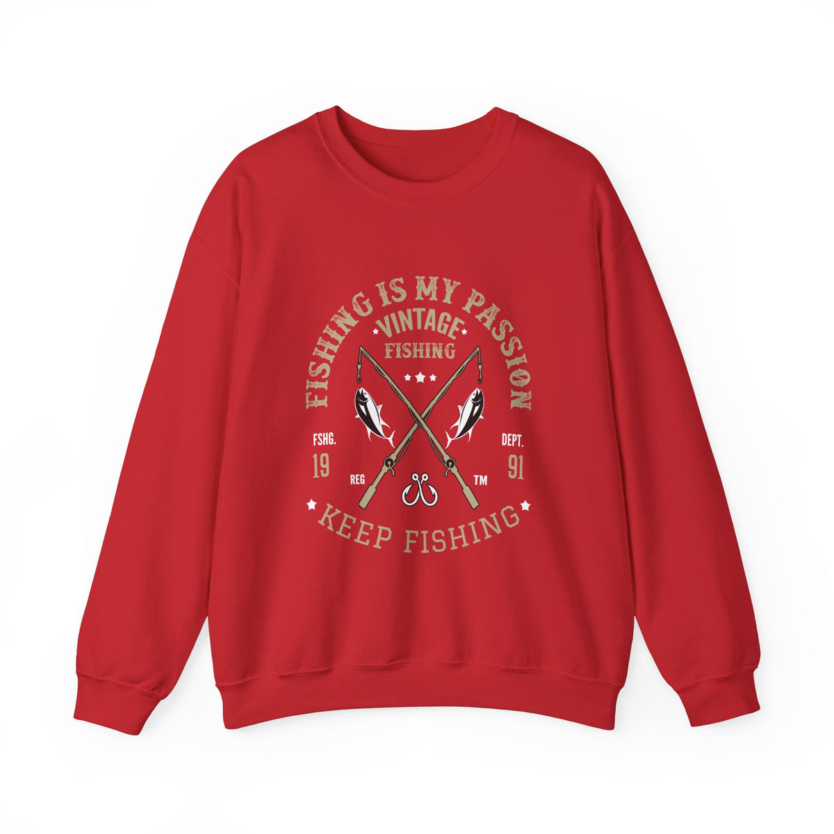 Keep Fishing Heavy Blend™ Crewneck Sweatshirt